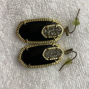 Kendra Scott Gold Elle in Black